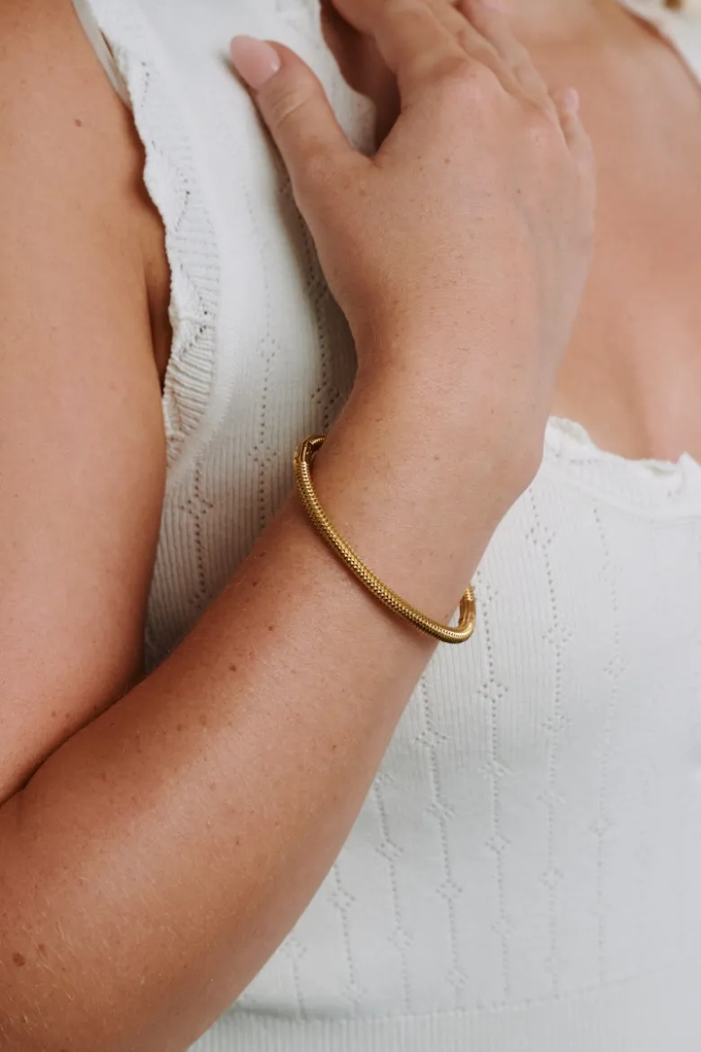 Miva - Rounded Chain Bracelet - Onesize
