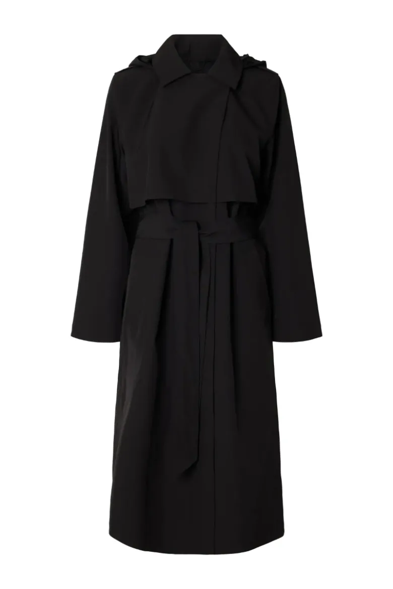 New aline tech trenchcoat