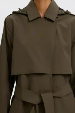 New aline tech trenchcoat