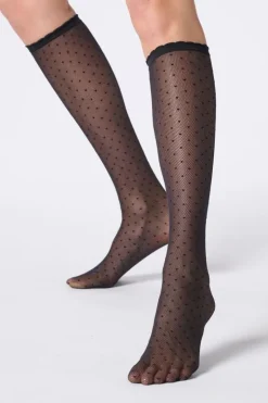 Oroblu Plumetis knee high - One Size