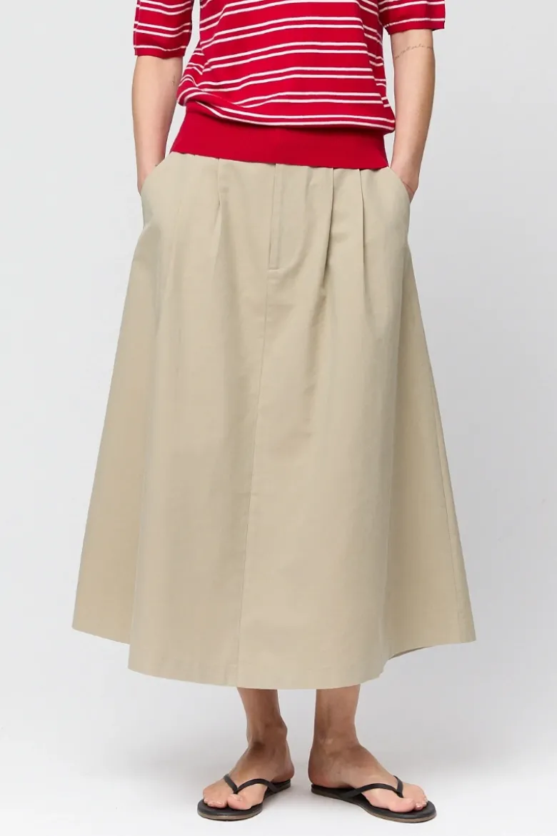 Poet Pleat Skirt