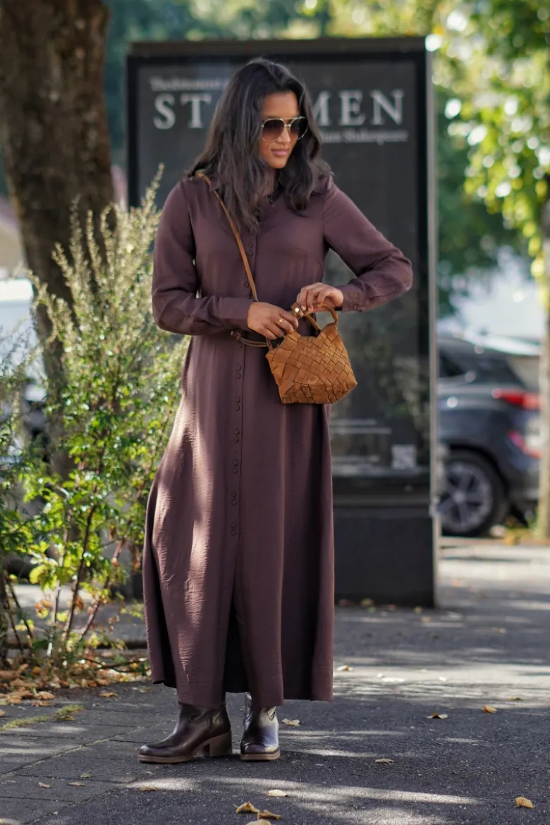 Safera ls long shirt dress