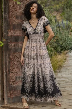 Sandra Long Dress Viscose