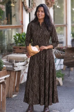 Savanna long shirt dress