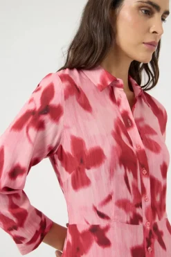 Savanna long shirt dress