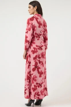 Savanna long shirt dress