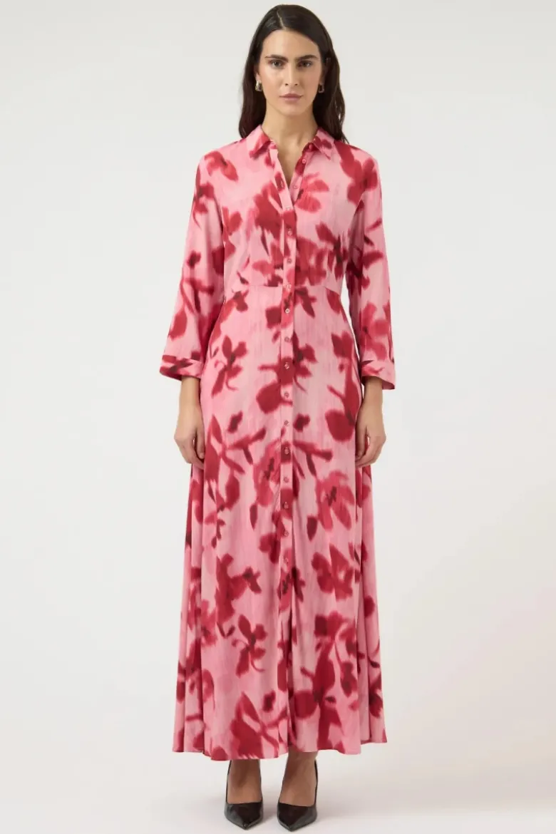Savanna long shirt dress