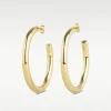 Stine - Hoop Stud Earrings Stainless Steel - Onesize