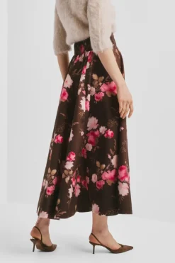 Taffeta Maxi Skirt