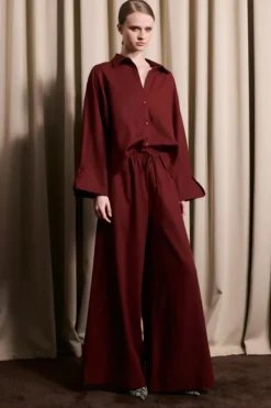 Tide linen pants