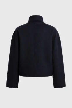 Tie wool jacket