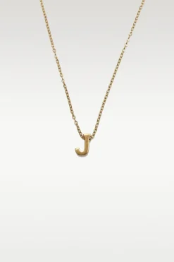 Viola - Letter Necklace Stainless Steel Gold