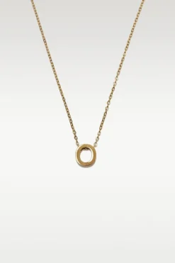 Viola - Letter Necklace Stainless Steel Gold