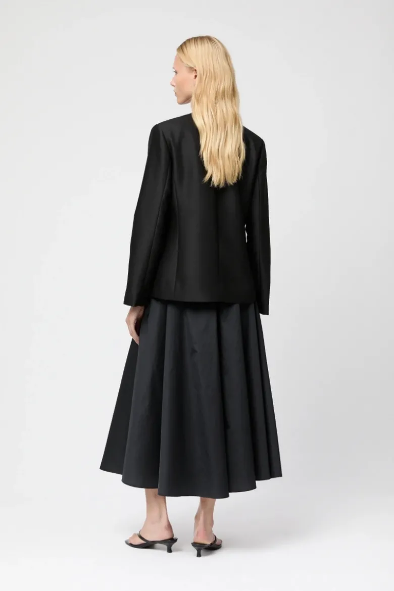 Vivienne Taffeta Midi Skirt