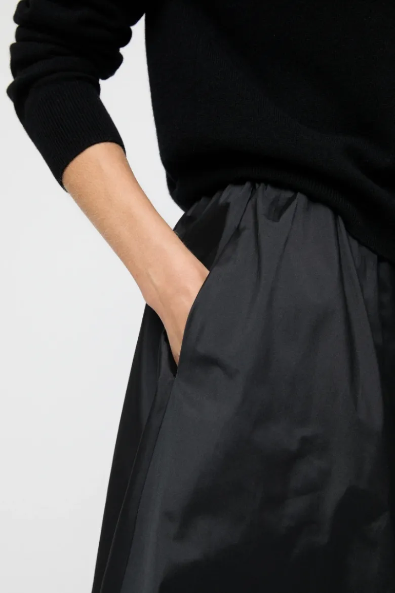 Vivienne Taffeta Midi Skirt