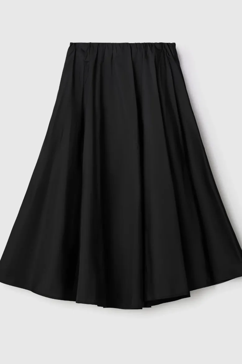 Vivienne Taffeta Midi Skirt