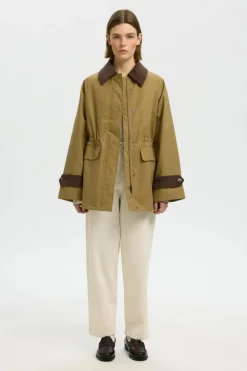Wilma Waxed Clair Jacket