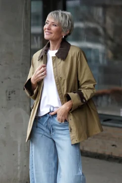 Wilma Waxed Clair Jacket