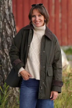 Wilma waxed jacket