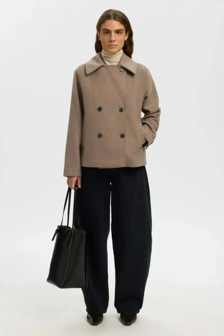 Zia-alma wool blend jacket