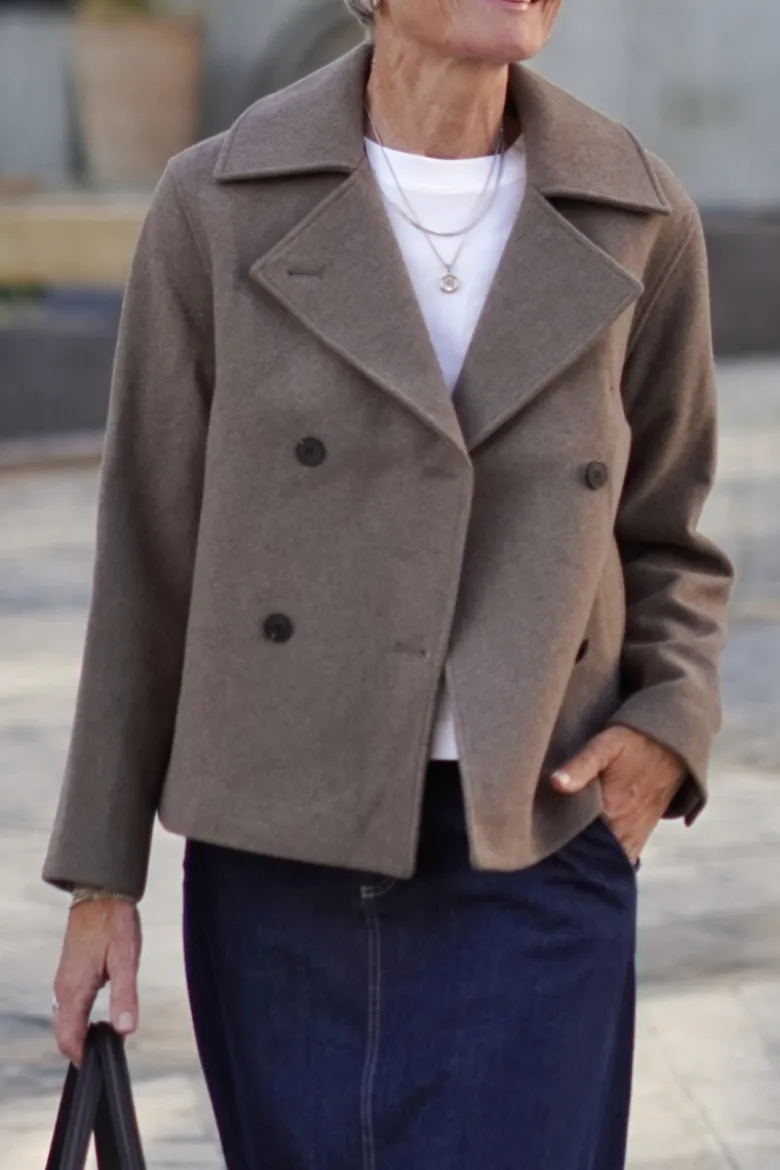 Zia-alma wool blend jacket