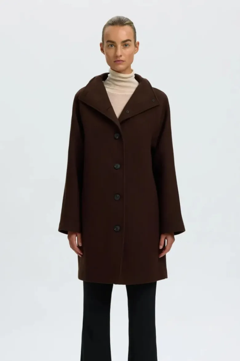 Zia-vinni wool blend coat